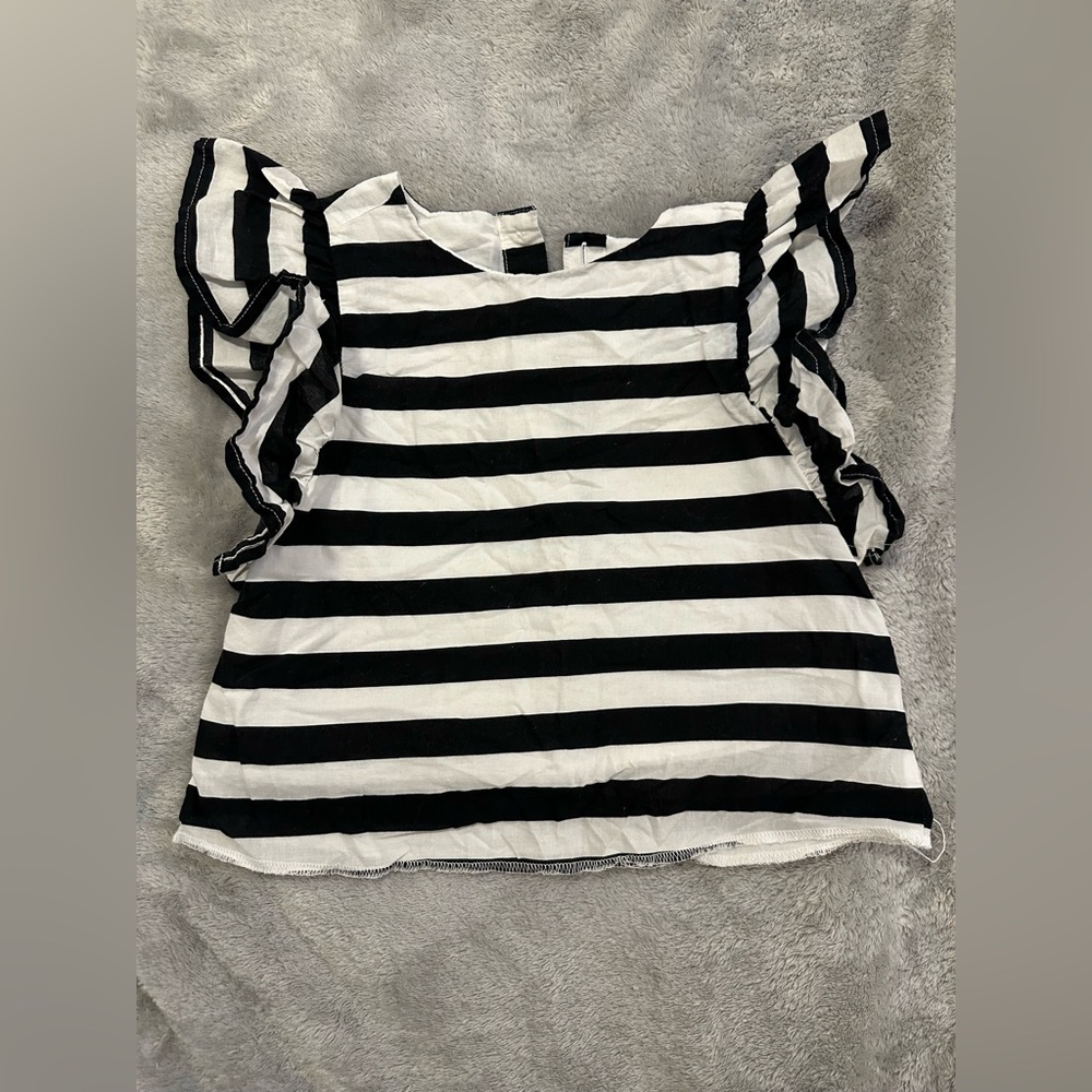 Janie and Jack 4T Girls Striped Shirt